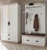 Garderobenschrank Rovola in Pinie weiß 107x201 cm Bild 5