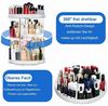 SURFOU Badorganizer Drehbarer Make Up Organizer Schminktisch Kosmetik Pinselhalter Set (360° Drehbarer Make-up Organizer Set,Kosmetikpinselhalter, Kristall Acryl Aufbewahrung, Schnelle Montage Parfüm Organizer, 2 St, Aufbewahrungsboxen mit mehreren Sch... Bild 4