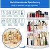 SURFOU Badorganizer Drehbarer Make Up Organizer Schminktisch Kosmetik Pinselhalter Set (360° Drehbarer Make-up Organizer Set,Kosmetikpinselhalter, Kristall Acryl Aufbewahrung, Schnelle Montage Parfüm Organizer, 2 St, Aufbewahrungsboxen mit mehreren Sch... Bild 3