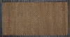 Teppich Jute schwarz beige 80 x 150 cm kariertes Muster Kurzflor GERCE Bild 4