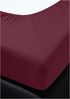 Irisette Kuschel-Jersey Spannbetttuch Vesuv 0012 rubin 100x200 cm 12-81 rubin Bild 3