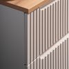 Waschtischunterschrank 50cm, kaschmir und Eiche, NEWPORT-56-CASHMERE Bild 3