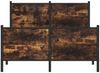 vidaXL Metallbett ohne Matratze Räuchereiche 120x200 cm 4007683 Bild 5
