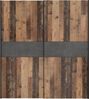 Schwebetürenschrank >Vyronas< in Old Wood Vintage - 170,3x190,5x62cm (BxHxT) Bild 3