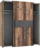 Schwebetürenschrank >Vyronas< in Old Wood Vintage - 170,3x190,5x62cm (BxHxT) Bild 5