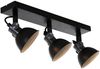 LED Deckenleuchte mit 3 beweglichen Spots, Schwarz, BROOKLYN Bild 2