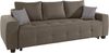COLLECTION AB Schlafsofa Bella, B: 241 cm, Liegefl. 142x194 cm, Bettfunktion, Bettkasten & 2 Zierkissen, Federkern Bild 3