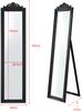 Standspiegel Arezzo 160x40 cm Schwarz [en. casa] Bild 4