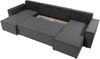 Mirjan24 'Kobaro U' Ecksofa, Cord beige, 312 x 145 x 82 cm Bild 4