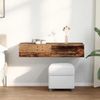 vidaXL Wandregal mit Schubladen Altholz-Optik 100x36x19 cm 859993 Bild 3