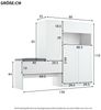 Weißer Schuhschrank mit Sitzbank und höhenverstellbaren Fächern 130 cm Moderner Schuhorganizer für Diele mit Soft Close Funktion Schuhregal Aufbewahrungsbank mit abnehmbarer Sitzauflage và Kippsicherung, 130cmx35cmx110cm, Weiß Bild 3