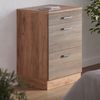 Küchenschrank für Dachschrägen R-Line Sonoma 60 cm ohne Schräge mit 3 Schubladen Vicco Bild 4