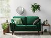 2-Sitzer Sofa Samtstoff grün LOKKA Bild 3
