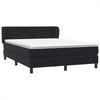 vidaXL Boxspringbett mit Matratze Schwarz 160x210 cm Samt 3317363 Bild 2