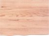 vidaXL Wandregal Hellbraun 80x60x(2-6) cm Massivholz Eiche Behandelt 363673 Bild 4