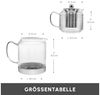 Karaca Teekanne Karaca Kelly Induktions-Glas-Teekannen-Set, 2.1L, Hitzebeständig, 2.1 l Bild 2