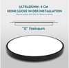 Style home 48W Deckenleuchte LED Deckenlampe Ø50x4 cm, Warmweiß 3000K, Ultraslim Runde Lampe aus Metall, für Wohnzimmer Schlafzimmer Büro Küche Diele Flur (Schwarz) Bild 3