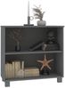 vidaXL Sideboard HAMAR Dunkelgrau 85x35x80 cm Massivholz Kiefer 340502 Bild 5
