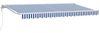vidaXL Markisenrahmen Blau und Weiß 400 x 200 cm 3329764 Bild 2