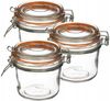 Secret de Gourmet Vorratsglas mit Deckel und Clip 350 ml – 3 Stk Bild 1