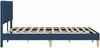 vidaXL Bettrahmen mit Kopfteil Blau 140 x 190 cm Stoff 42027587 Bild 5