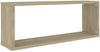 vidaXL Würfelregale 2 Stk. Sonoma-Eiche 60x15x23 cm Holzwerkstoff 807142 Bild 4