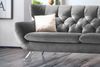 KAWOLA Sofa CHARME 2,5-Sitzer Velvet stone 94 x 95 x 200 cm Bild 4