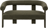 Sofa 2-Sitzer ILBRO Bouclé Dunkelgrün Bild 4