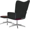 vidaXL Relaxsessel mit Hocker Patchwork Stoff [328202] Bild 4