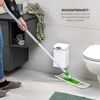 Wand-Kosmetikeimer 3 l, Badmülleimer 2-Wege-Montage, eckig, weiß matt Bild 4