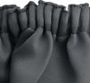 Beautissu Vorhang 2er Set Blackout Vorhang Blickdicht Anthrazit Amelie BK, 140x245cm, Kräuselband Gardine Set mit Universalband für Lange Fenster Bild 4