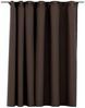 vidaXL Verdunkelungsvorhang mit Haken Leinenoptik Taupe 290x245 cm 321207 Bild 5