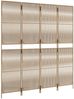 vidaXL Paravent 4-tlg. Beige Poly Rattan 365395 Bild 4