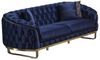 Villa Möbel Sofa Bellezza, 2-Sitzer 1 Teile, Hand Made Quality, pflegeleichter Mikrofasersamtstoff Bild 4