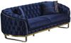 Villa Möbel Sofa Bellezza, 2-Sitzer 1 Teile, Hand Made Quality, pflegeleichter Mikrofasersamtstoff Bild 5