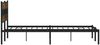 vidaXL Metallbett ohne Matratze Räuchereiche 180x200 cm 4017057 Bild 5