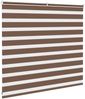 vidaXL Doppelrollo Braun 155x100 cm Stoffbreite 150,9 cm Polyester 4014324 Bild 4