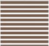 vidaXL Doppelrollo Braun 155x100 cm Stoffbreite 150,9 cm Polyester 4014324 Bild 1