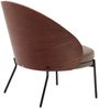 Sessel Eamy, Kunstleder, Braun, 78 x 82 x 72 cm Bild 4