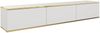 TV-Lowboard TV-Lowboard Orenate I (Farbe: Weiß / Weiß + Gold) Bild 2