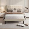 Bealife Bettgestell mit Kopfteil und Lattenrost (Doppelbett, Einzelbett,2 Modelle (120x200, 140x200cm) Bild 4
