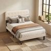 Bealife Bettgestell mit Kopfteil und Lattenrost (Doppelbett, Einzelbett,2 Modelle (120x200, 140x200cm) Bild 3
