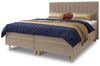 Boxspringbett Gold mit 2 Bettkästen und Topper - Doppelbett, Bonell-Matratze, Polsterbett, Bett mit Matratzentopper, Schlafzimmer, Velours Stoff (Beige (Manila 02), 160 x 200 cm) Bild 4