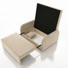 Wohnero 24 Goldi 2 Premium Schlafsofa 124x100 cm mit Schlaffunktion & Bettkasten – 113x195 cm Liegefläche, Hochwertiges Sofa Beige Bild 4