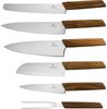 Victorinox SwissModern Messerblock 6-teilig Buchenh. anthr. lack. H. 34cm Bild 2