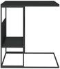 vidaXL Beistelltisch Schwarz 55x36x59,5 cm Holzwerkstoff 343105 Bild 3