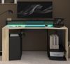 Parisot Meta Gaming Set in schwarz und Eiche mit LED Bild 2
