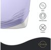Devior Spannbettlaken für Standardmatratzen und Kinderbetten - 100% Baumwolle, 135 g/m², Jersey, Gummizug: Rundumgummizug, Kinderspannbettlaken bis 22cm Matratzenhöhe, atmungsaktiv & farbenfroh Bild 2