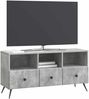 vidaXL TV-Schränk Betongrau 102 x 34,5 x 50 cm Holzwerkstoff 895598 Bild 2