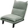 ML-DESIGN Loungesessel Bodenstuhl Bodensessel gepolstert mit Verstellbarer Rückenlehne, Sessel grau/grün aus Leinen stabilem Stahlgestell Boden Relaxsessel Bild 5